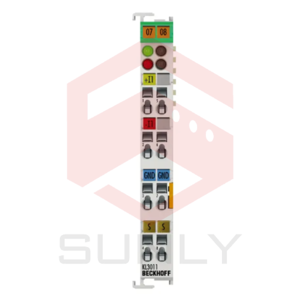 KL3011 | Bus Terminal, đầu vào tín hiệu analog, 1 kênh, dòng điện, 0…20 mA, 12 bit, nối cách điện