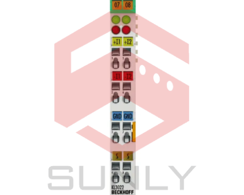KL3022 | Bus Terminal, đầu vào tín hiệu analog, 2 kênh, dòng điện, 4…20 mA, 12 bit, nối cách điện