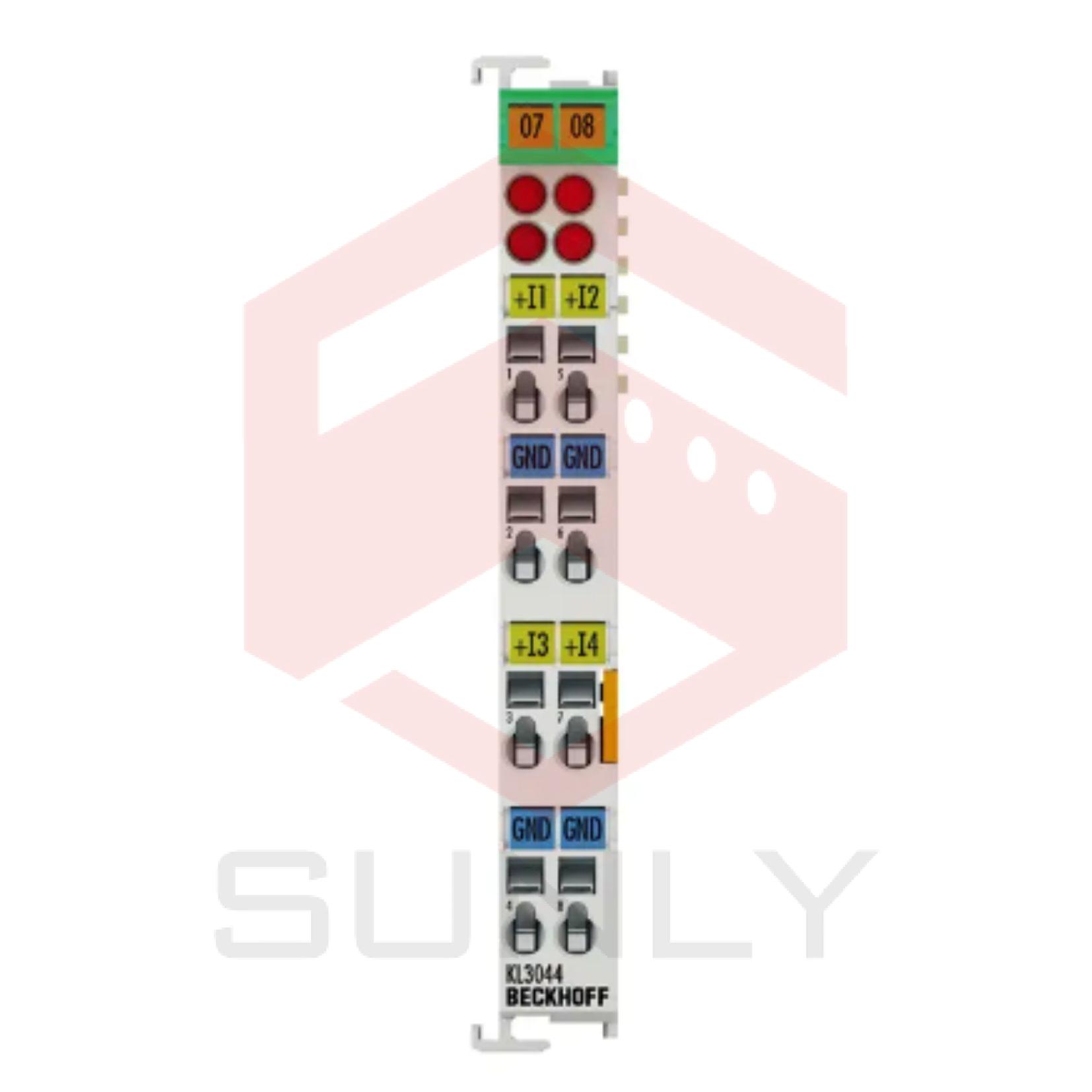 KL3044 | Bus Terminal, Đầu Vào Analog 4 Kênh, Dòng Điện, 0…20 mA, 12 bit, Đầu Cuối Đơn