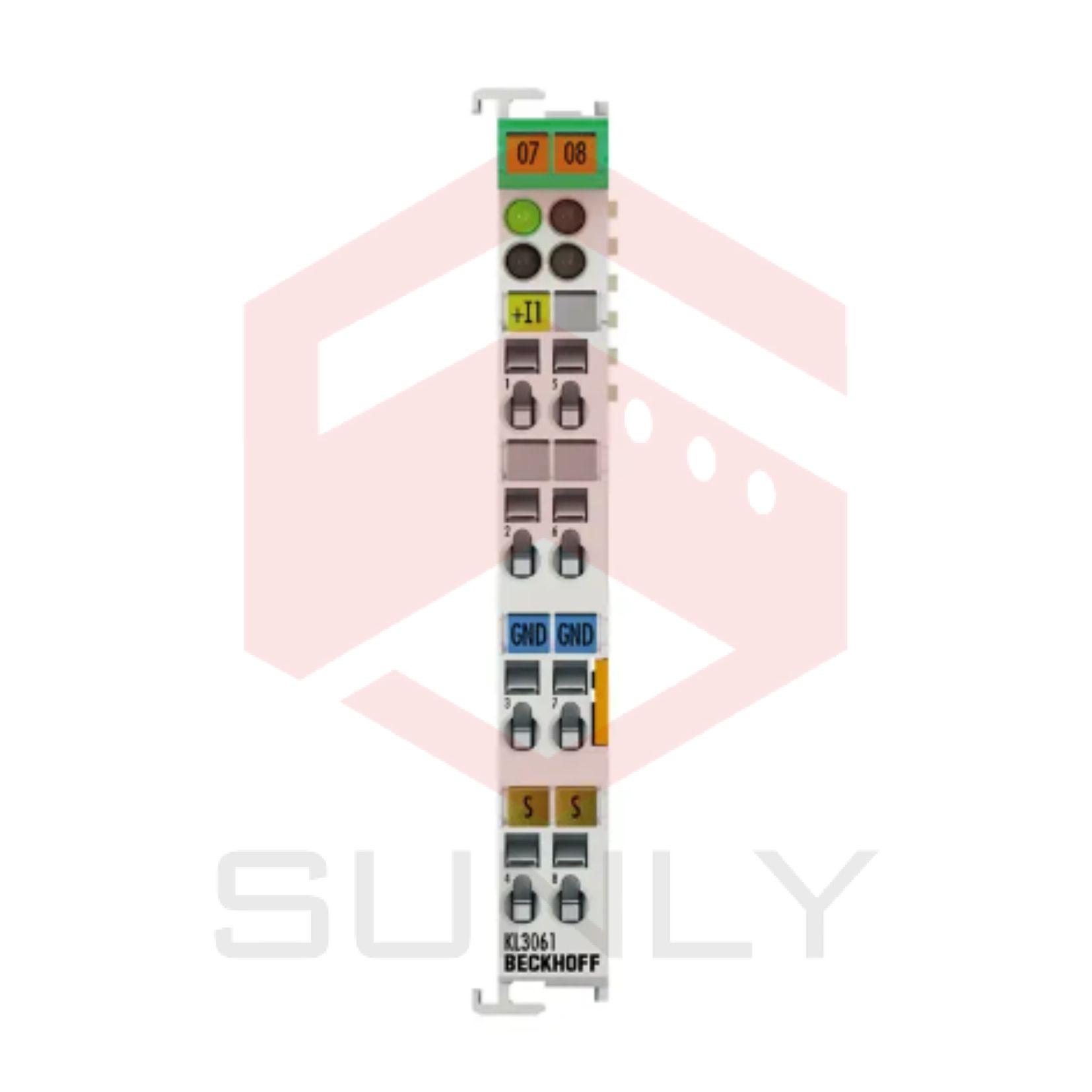 KL3061 | Bus Terminal, Đầu Vào Analog 1 Kênh, Điện Áp, 0…10 V, 12 bit, Đầu Cuối Đơn