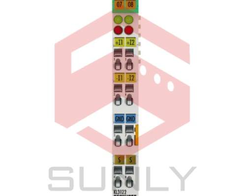 KL3122 | Bus Terminal, đầu vào analog 2 kênh, dòng điện, 4…20 mA, 16 bit, chênh lệch