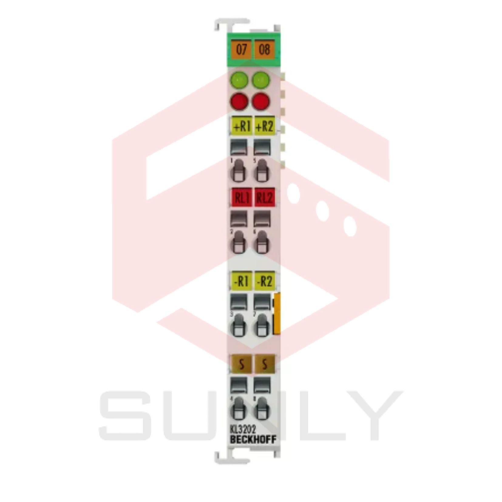 KL3202 | Bus Terminal, đầu vào analog 2 kênh, nhiệt độ, RTD (Pt100), 16 bit