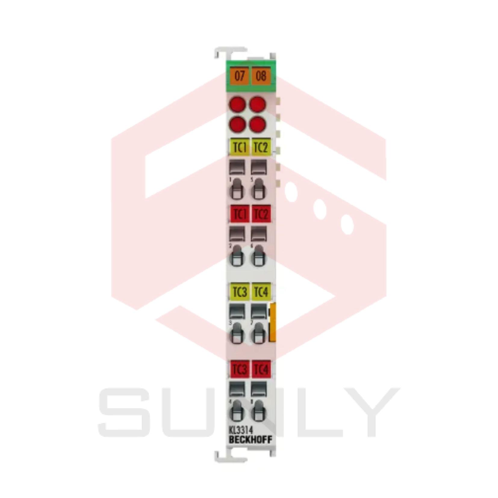 KL3314 | Bus Terminal, đầu vào analog 4 kênh, nhiệt độ, thermocouple, 16 bit