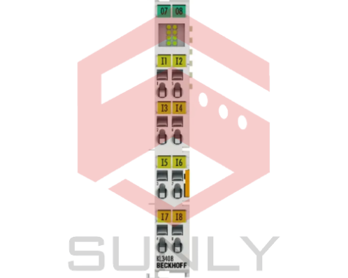 KL3408 | Terminal Bus, đầu vào analog 8 kênh, điện áp, ±10 V, 12 bit, đơn kết