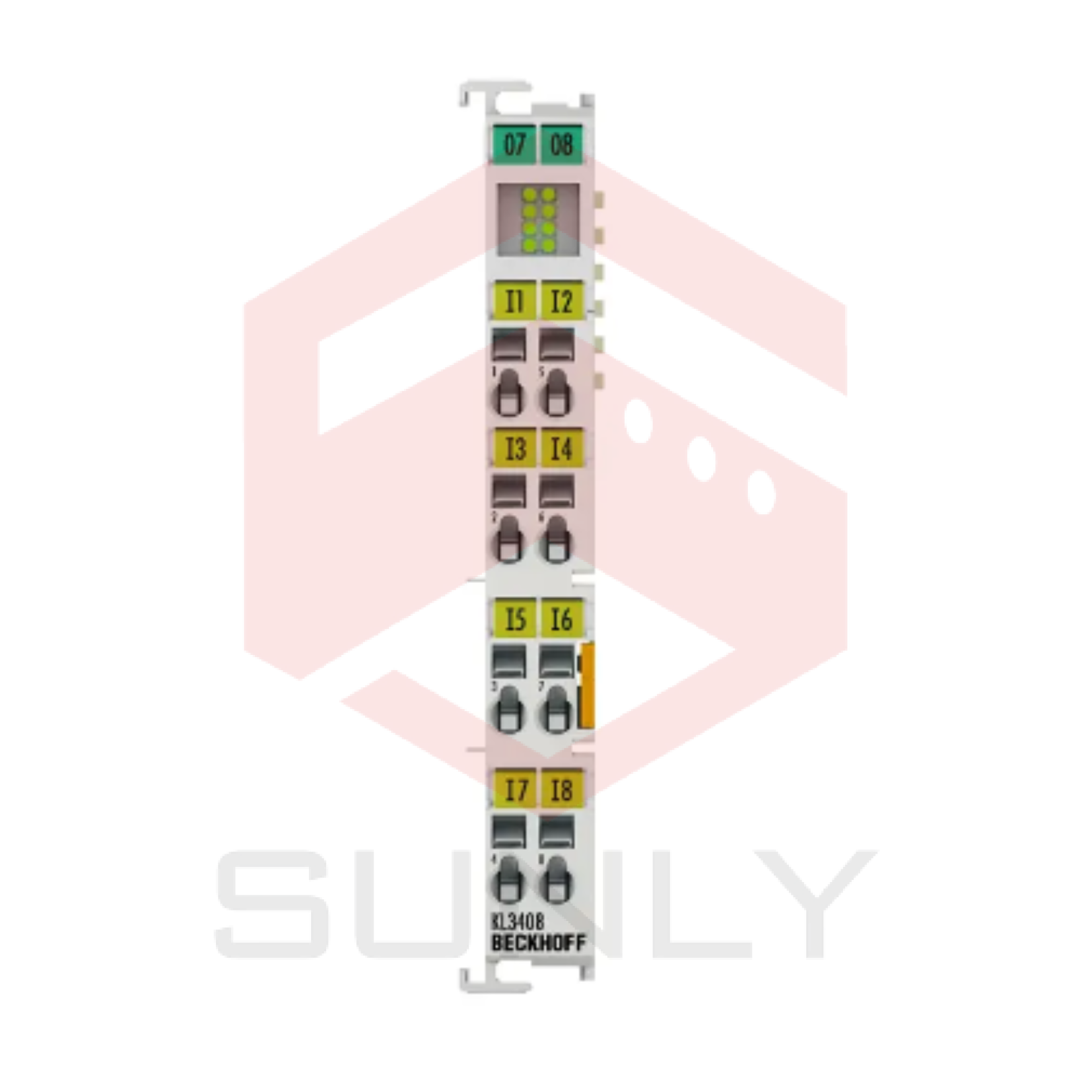 KL3408 | Terminal Bus, đầu vào analog 8 kênh, điện áp, ±10 V, 12 bit, đơn kết