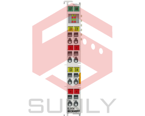 KL3454 | Terminal Bus, 4 kênh đầu vào tín hiệu analog, dòng, 4…20 mA, 12 bit, đơn kết