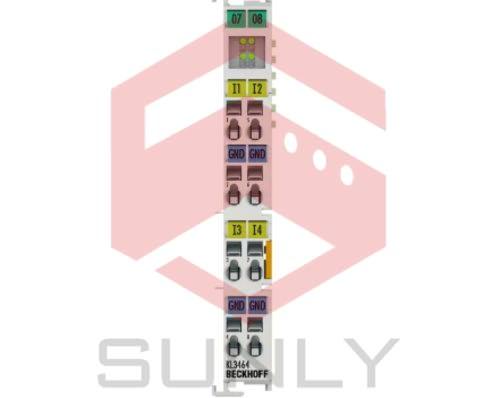 KL3464 | Bộ kết nối Bus, 4 kênh đầu vào tín hiệu analog, điện áp, 0…10 V, 12 bit, đơn đầu