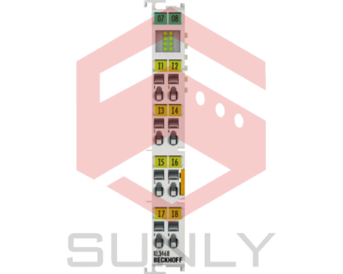KL3468 | Bộ kết nối Bus, 8 kênh đầu vào tín hiệu analog, điện áp, 0…10 V, 12 bit, đơn đầu
