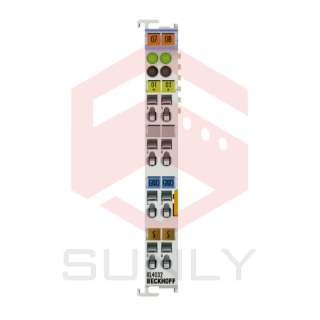 KL4032 | Bus Terminal, Đầu ra analog 2 kênh, điện áp, ±10 V, 12 bit, chênh lệch