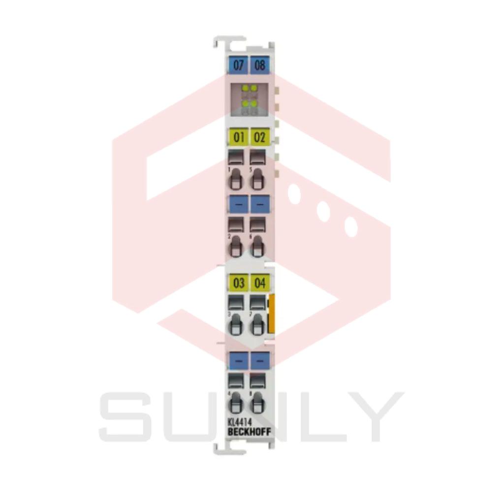 KL4414 | Bus Terminal, Đầu ra analog 4 kênh, dòng điện, 0…20 mA, 12 bit, một chiều