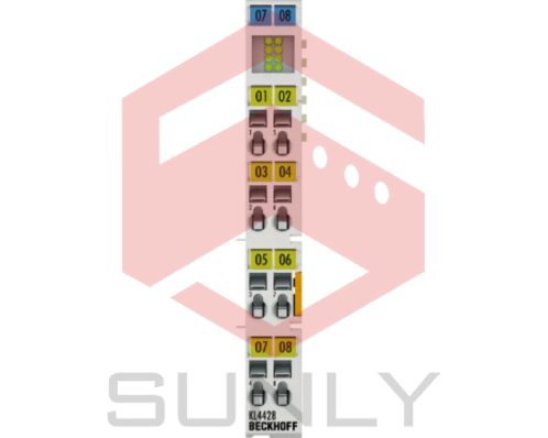 KL4428 | Bus Terminal, Đầu ra analog 8 kênh, dòng điện, 4…20 mA, 12 bit, một chiều