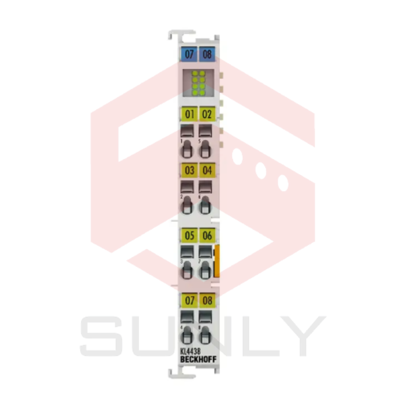 KL4438 | Trạm Bus, Đầu ra analog 8 kênh, điện áp, ±10 V, 12 bit, một chiều