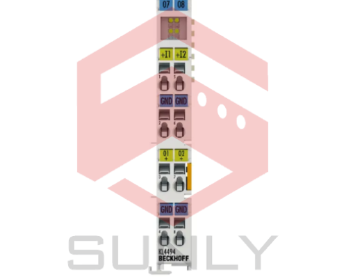 KL4494 | Trạm Bus, Đầu vào Analog 2 kênh + Đầu ra Analog 2 kênh, điện áp, ±10 V, 12 bit, một chiều