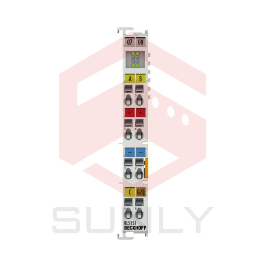 KL5151 | Bus Terminal, 1-channel encoder interface, incremental, 24 V DC HTL, 100 kHz