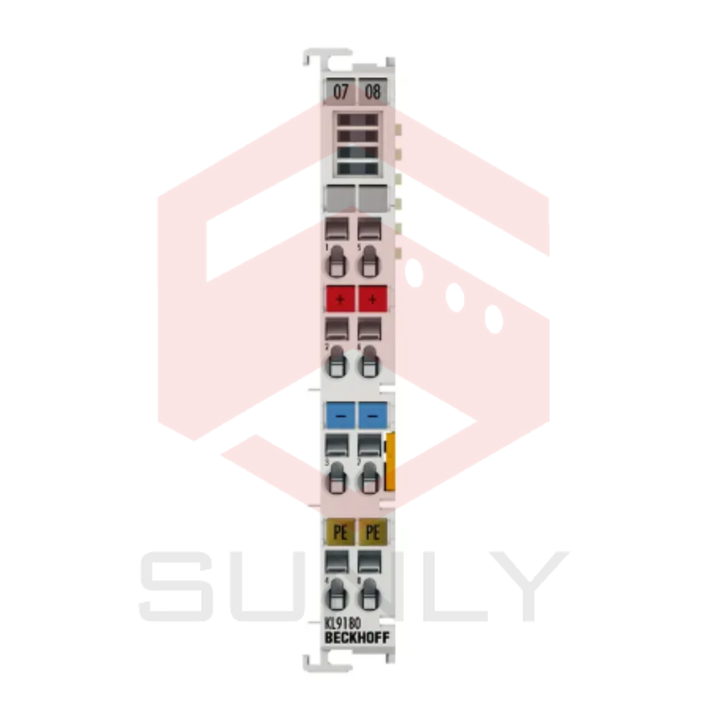KL9180 | Terminal phân phối điện tiềm năng, 2 x 24 V DC; 2 x 0 V DC, 2 x PE