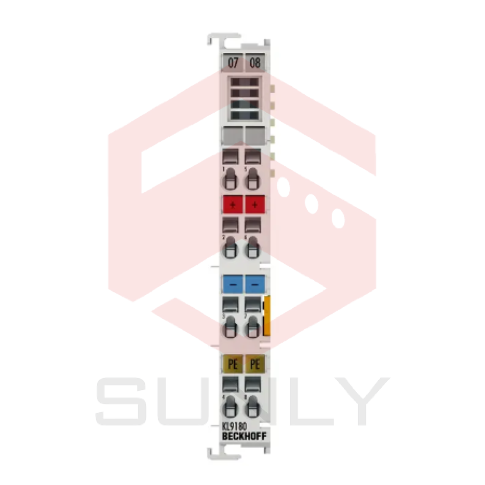 KL9180 | Terminal phân phối điện tiềm năng, 2 x 24 V DC; 2 x 0 V DC, 2 x PE