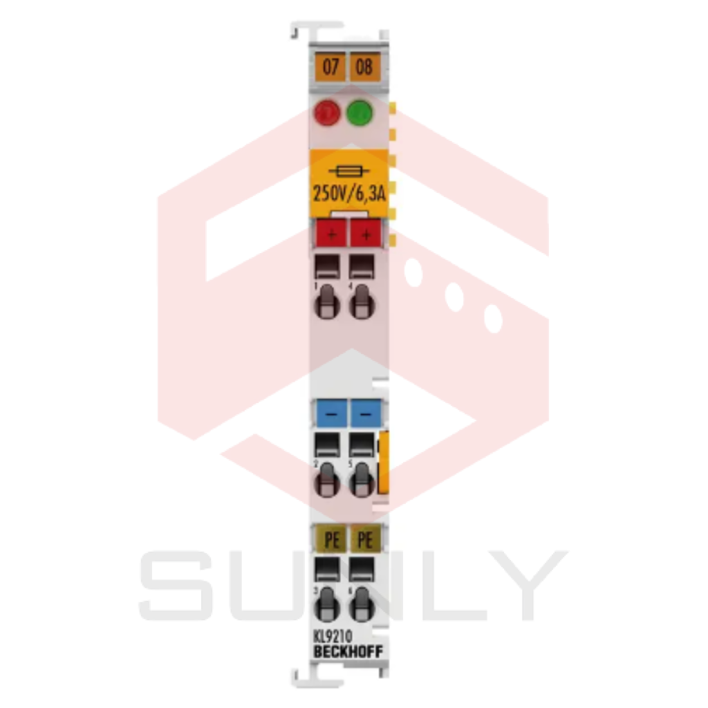 KL9210 | Bộ klem cung cấp tiềm năng, 24 V DC, có chức năng chẩn đoán và cầu chì