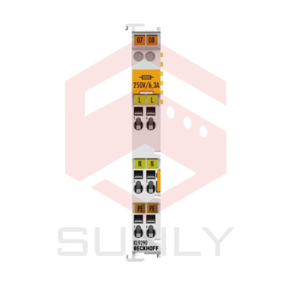 KL9290 | Bộ klem cung cấp tiềm năng, bất kỳ điện áp lên đến 230 V AC, có cầu chì
