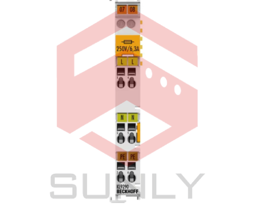 KL9290 | Bộ klem cung cấp tiềm năng, bất kỳ điện áp lên đến 230 V AC, có cầu chì