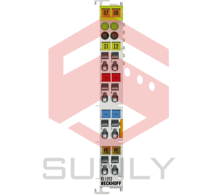 KL1052 | Bus Terminal, đầu vào kỹ thuật số 2 kênh, 24VDC, 3ms, chuyển mạch dương/nối đất