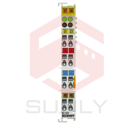 KL1052 | Bus Terminal, đầu vào kỹ thuật số 2 kênh, 24VDC, 3ms, chuyển mạch dương/nối đất