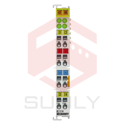 KL1114 | Bus Terminal, đầu vào kỹ thuật số 4 kênh, 24VDC, 0,2ms, kết nối 2/3 dây