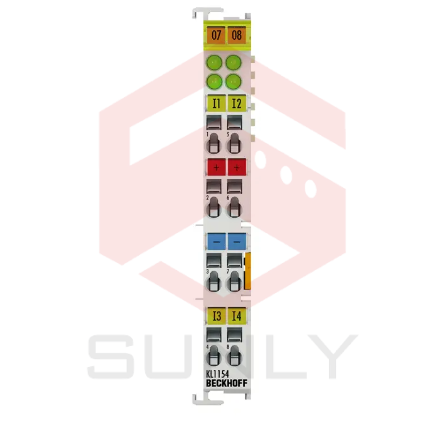 KL1154 | Bus Terminal, đầu vào kỹ thuật số 4 kênh, 24VDC, 3ms, chuyển mạch dương/nối đất