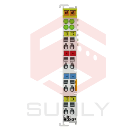 KL1164 | Bus Terminal, đầu vào kỹ thuật số 4 kênh, 24VDC, 0.2ms, chuyển mạch dương/nối đất