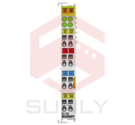 KL1184 | Bus Terminal, đầu vào kỹ thuật số 4 kênh, 24VDC, 3ms, chuyển mạch nối đất
