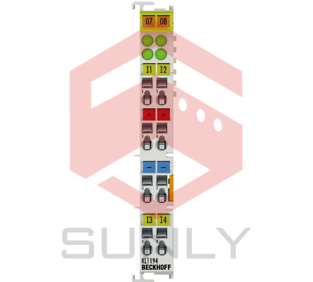 KL1194 | Bus Terminal, đầu vào kỹ thuật số 4 kênh, 24VDC, 0,2ms, chuyển mạch nối đất