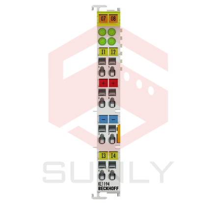 KL1194 | Bus Terminal, đầu vào kỹ thuật số 4 kênh, 24VDC, 0,2ms, chuyển mạch nối đất