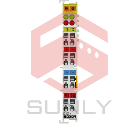KL1212 | Bus Terminal, đầu vào kỹ thuật số 2 kênh, 24VDC, 3ms, có chẩn đoán