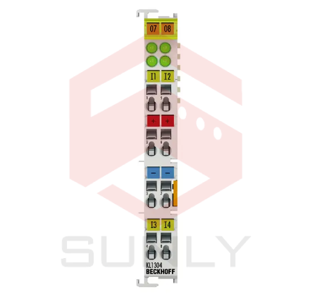 KL1304 | Bus Terminal, đầu vào kỹ thuật số 4 kênh, 24VDC, 3ms, loại 2