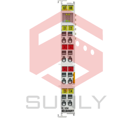 KL1404 | Bus Terminal, đầu vào kỹ thuật số 4 kênh, 24VDC, 3ms, kết nối 2 dây