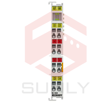KL1404 | Bus Terminal, đầu vào kỹ thuật số 4 kênh, 24VDC, 3ms, kết nối 2 dây