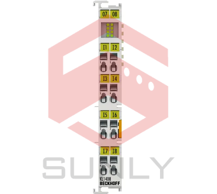 KL1408 | Bus Terminal, đầu vào kỹ thuật số 8 kênh, 24VDC, 3ms, kết nối 1 dây