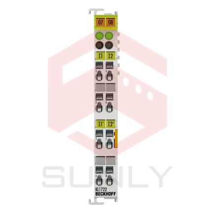 KL1722 | Bus Terminal, đầu vào kỹ thuật số 2 kênh, 120…230VAC, 10ms, không có tiếp điểm nguồn