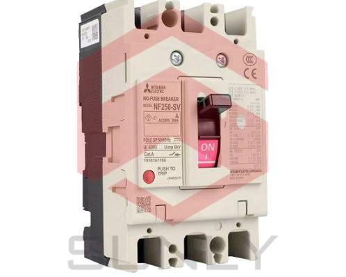 MCCB Mitsubishi NF250-SV 3P 200A 36kA