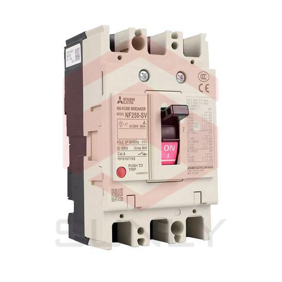 MCCB Mitsubishi NF250-SV 3P 200A 36kA