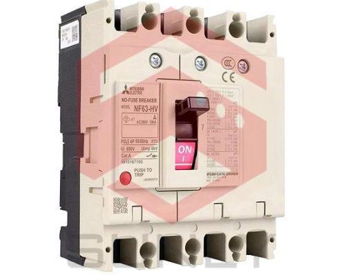 MCCB Mitsubishi NF63-HV 4P 63A 10kA