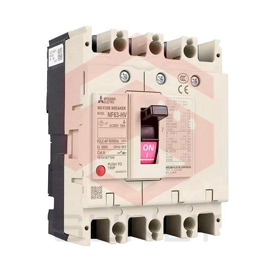 MCCB Mitsubishi NF63-HV 4P 63A 10kA