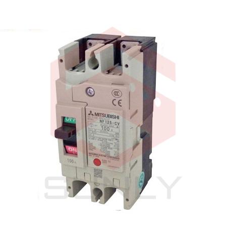 MCCB Mitsubishi NF125-CV 2P 100A 30kA