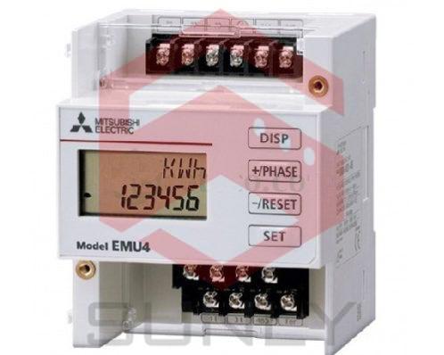 Đồng hồ đo điện năng Mitsubishi EMU4-CM-C 90x75mm