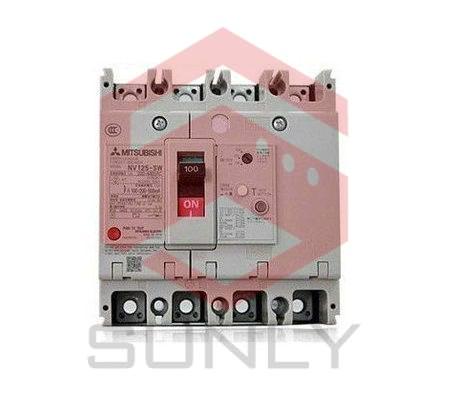 CB khối chống giật Mitsubishi NV125-HV 4P 100A 50kA 1.2.500mA