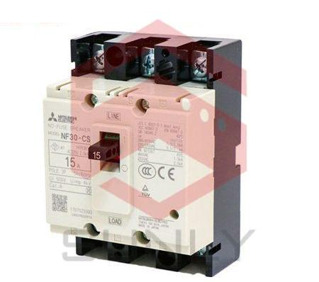 MCCB Mitsubishi NF30-CS 10A 1.5kA 3P