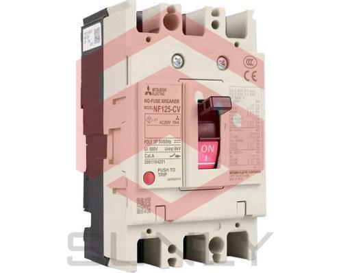MCCB Mitsubishi NF125-CV 3P 125A 10kA