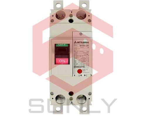 MCCB Mitsubishi NF400-CW 2P 350A 50kA